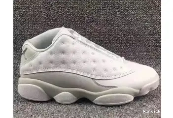 MONEY” MENS AIR LOW“PURE WHITE JORDAN 13 0430